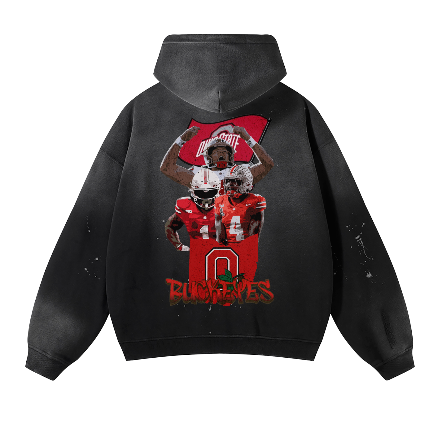 Ohio State Frayed Fleece Hoodie