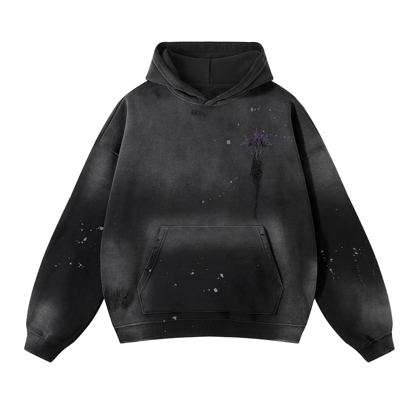 JMU Frayed Fleece Hoodie