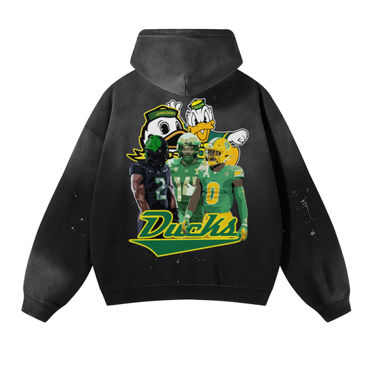 Oregon Frayed Fleece Hoodie